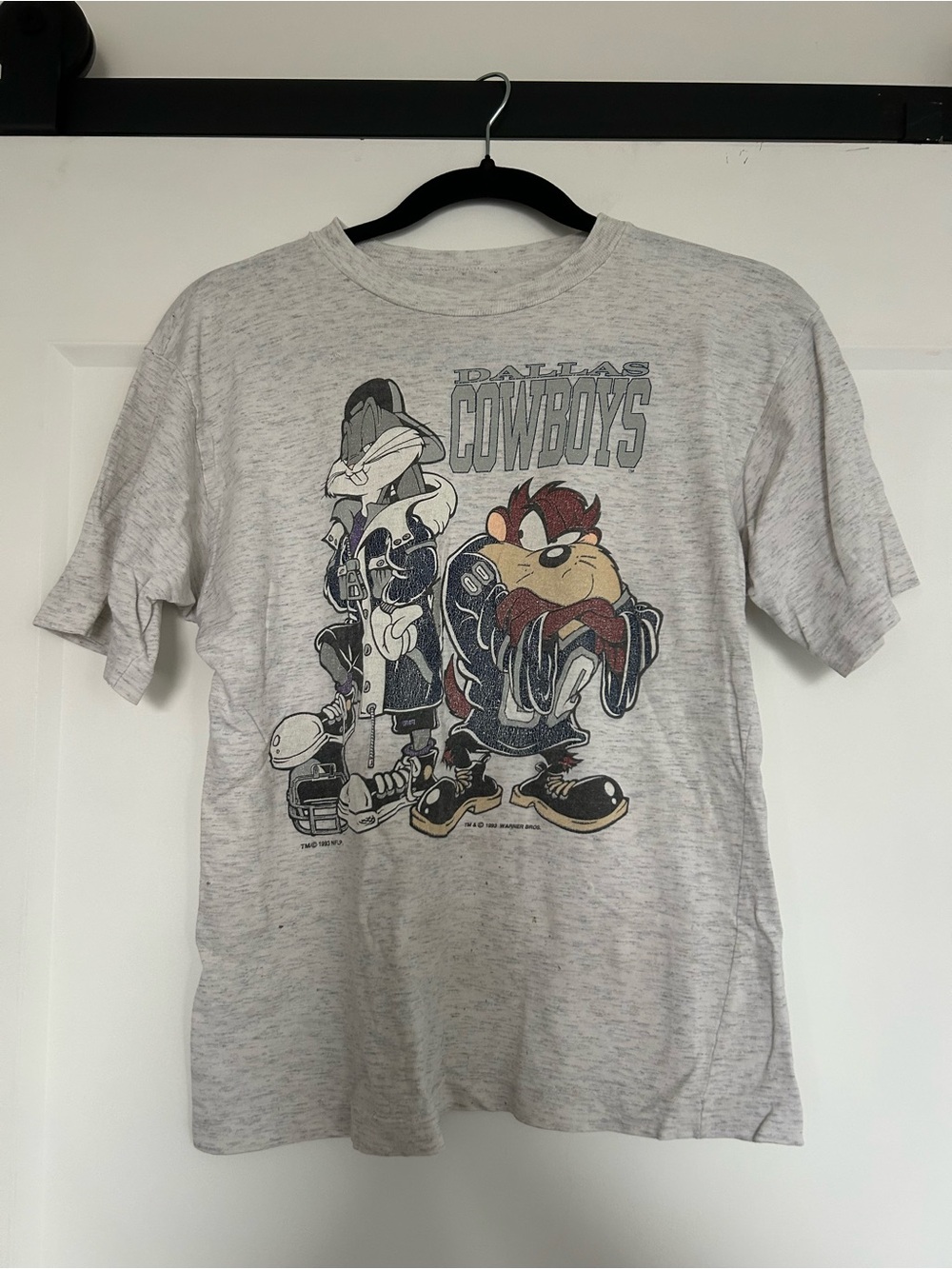 Dallas Cowboys Looney Tunes Short Sleeve Tee - Gray